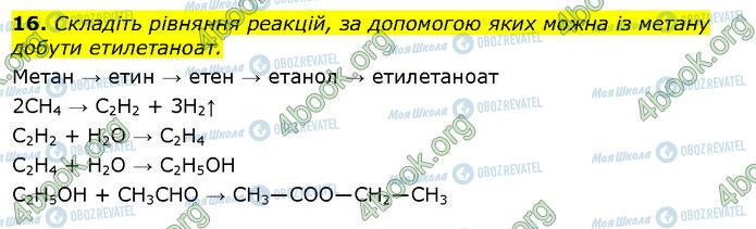 ГДЗ Химия 10 класс страница Стр.125 (16)